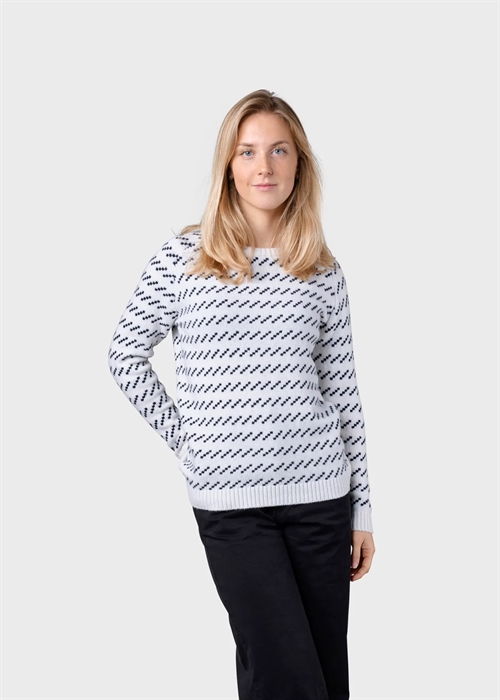 Klitmøller Collective Hilda Knit - Cream/Navy